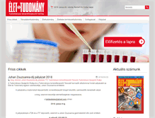 Tablet Screenshot of eletestudomany.hu